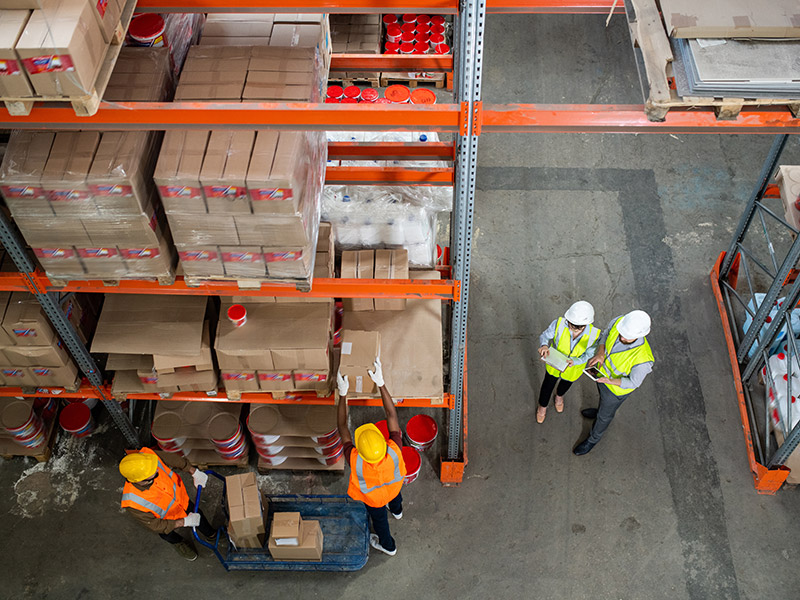 Warehouse Workers Work Hardening